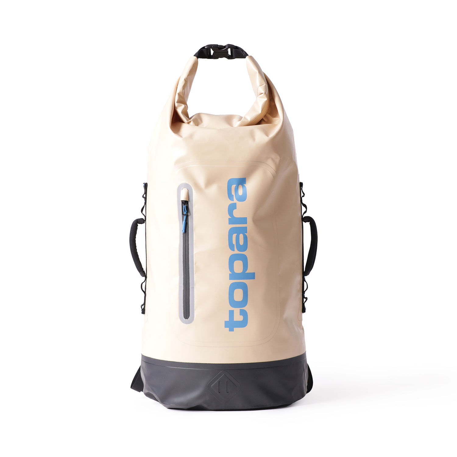 Bolsa impermeable Dry Pack blanco con logo frontal.