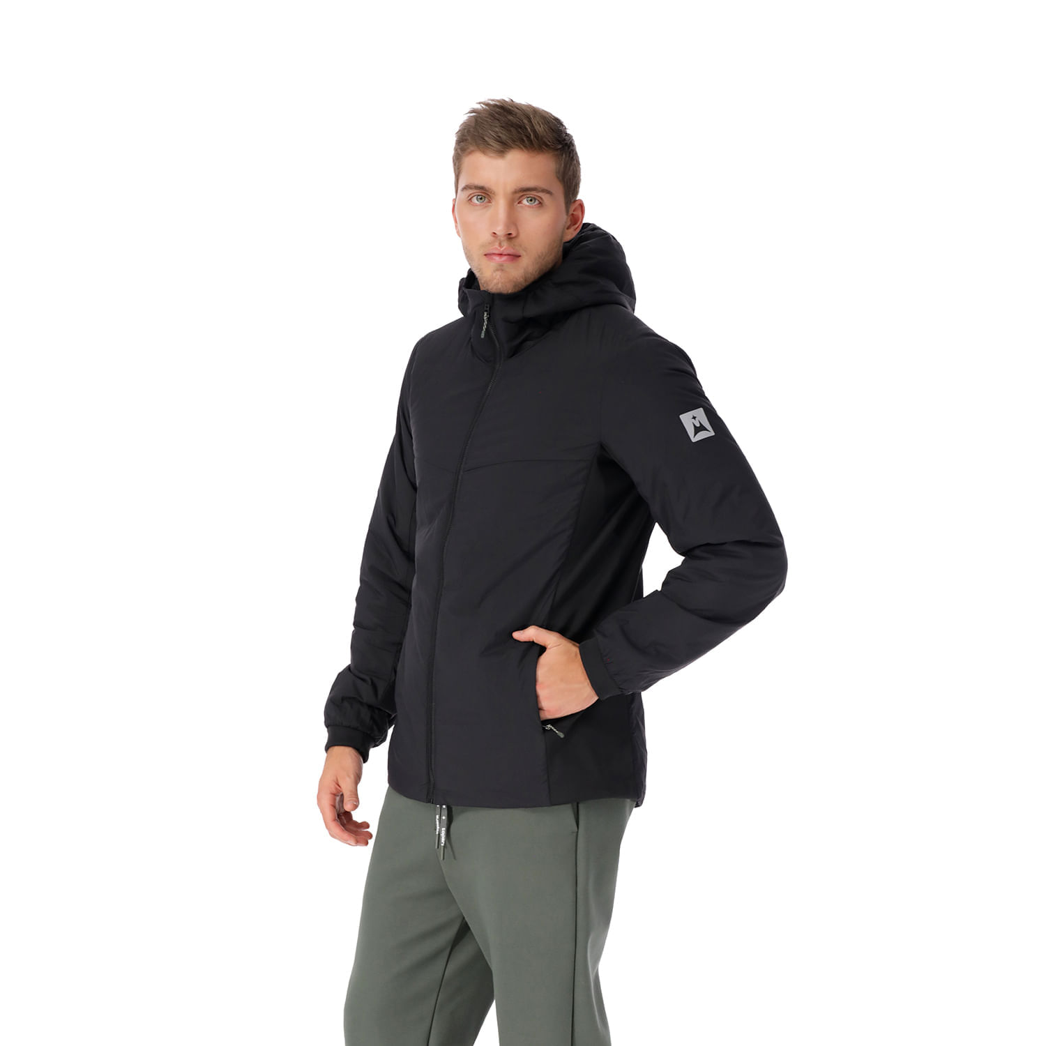 Chaqueta Liviana para Hombre Moyas Negra