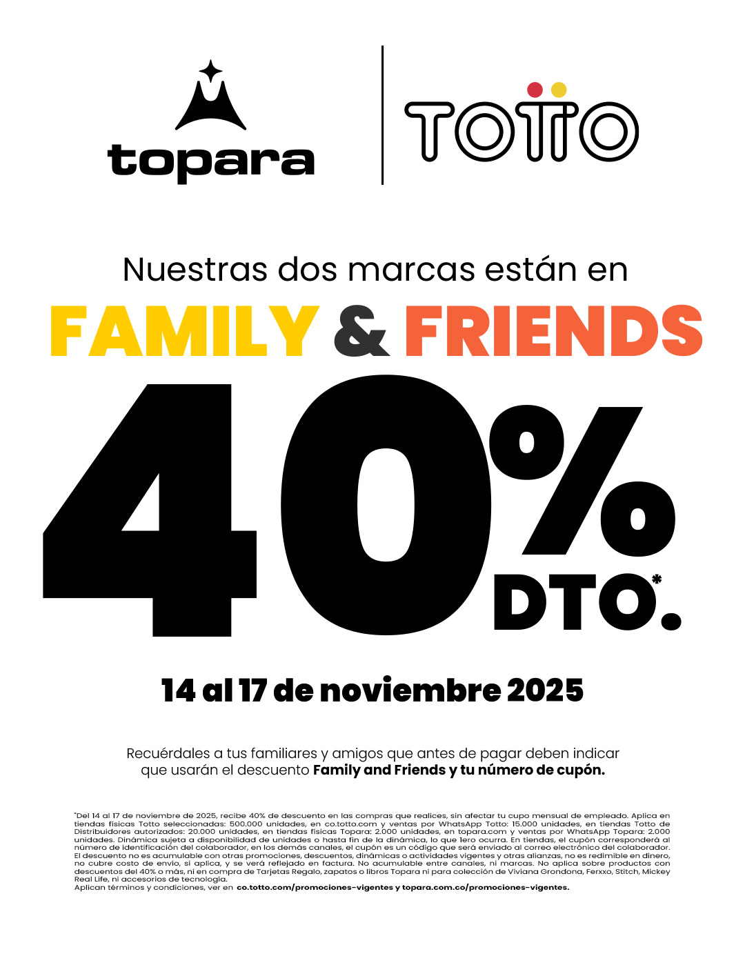 Family & Friends Noviembre 2025